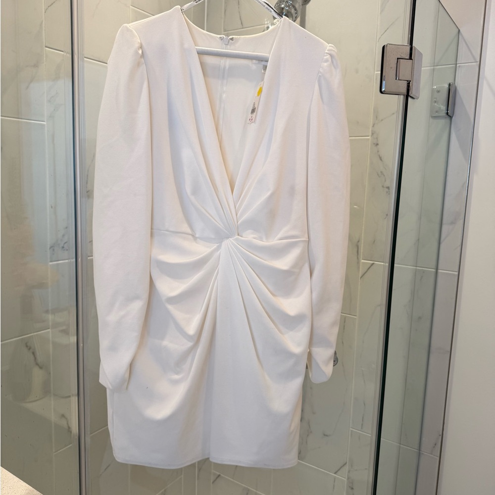 Anthropologie White Long Sleeve Dress NWT (Bridal)